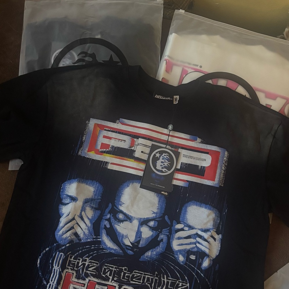 Black Graphic Tee with Bold Design
